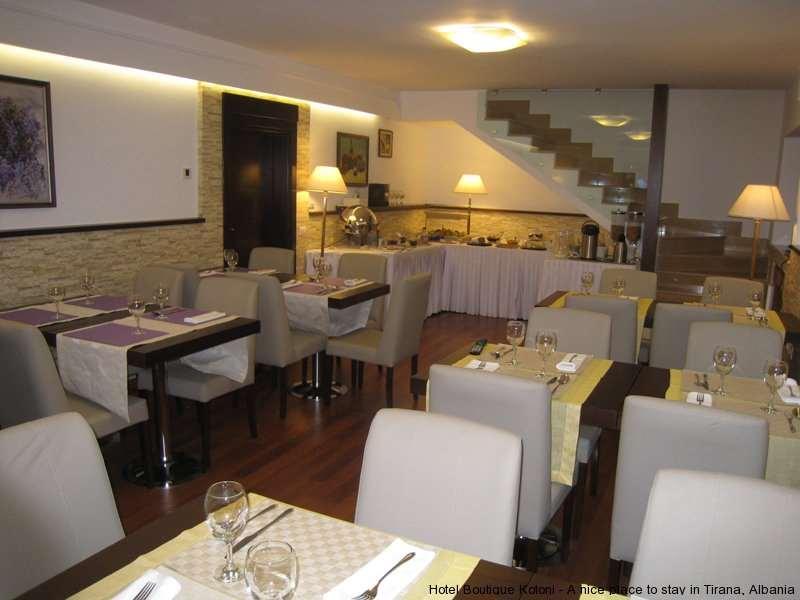 Boutique Hotel Kotoni Tirana Restaurant photo